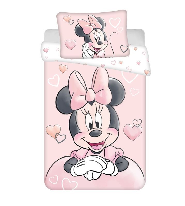 Obliečky do postieľky Minnie Powder pink