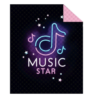 Přehoz na posteľ Music Star 170/210