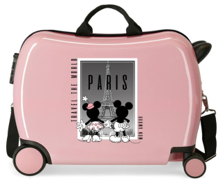 Detský kufrík na kolieskach Mickey a Minnie Paris MAXI 55 cm