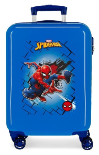 ABS Cestovný kufor Spiderman Red blue 55 cm