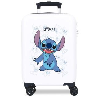 ABS Cestovný kufor Lilo and Stitch Happy white 50 cm